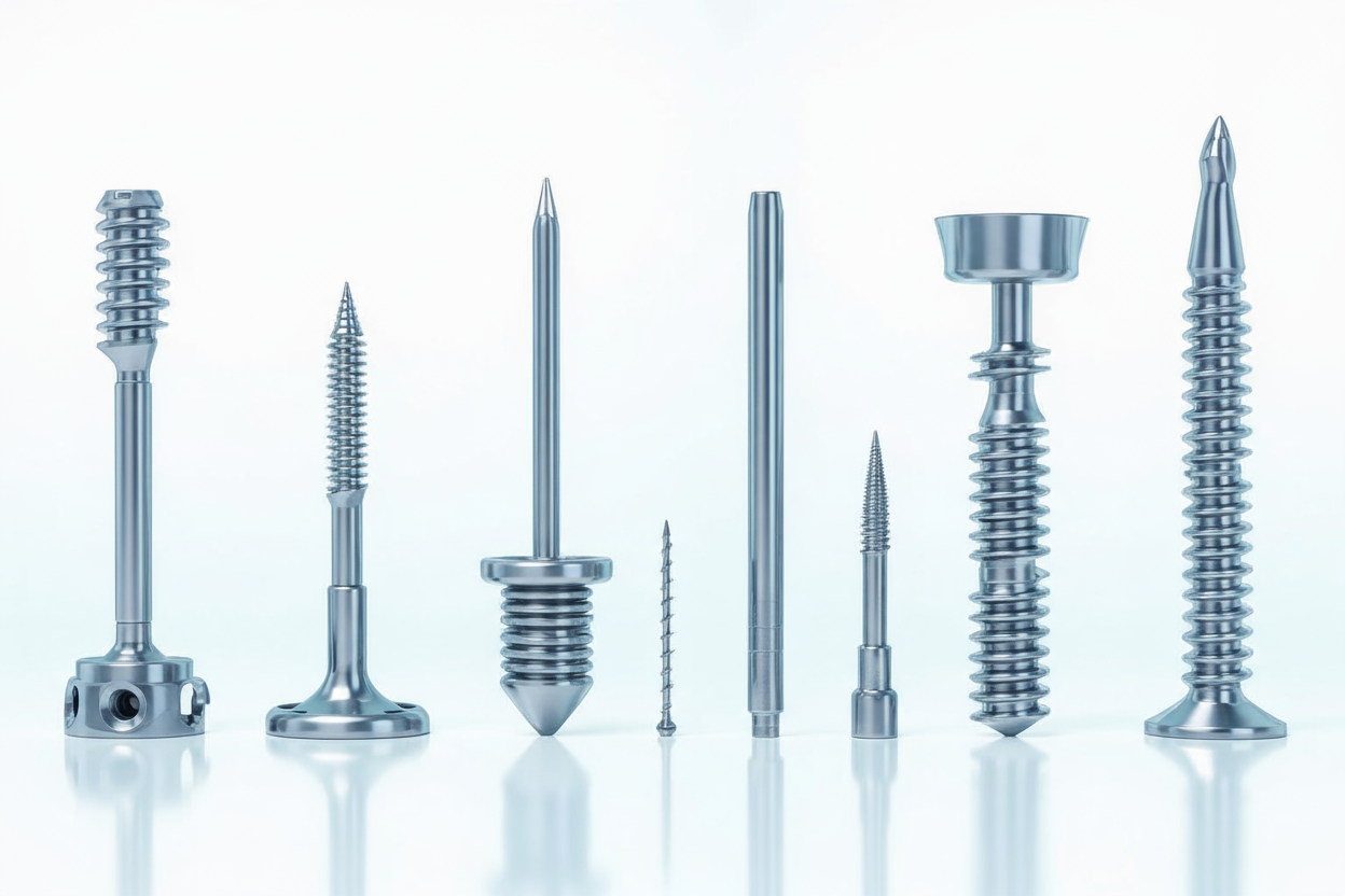 Medical orthopedic implants and surgical instruments product range