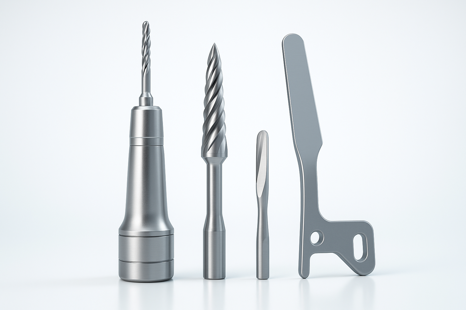 Precision surgical instruments manufactured with advanced CNC technology